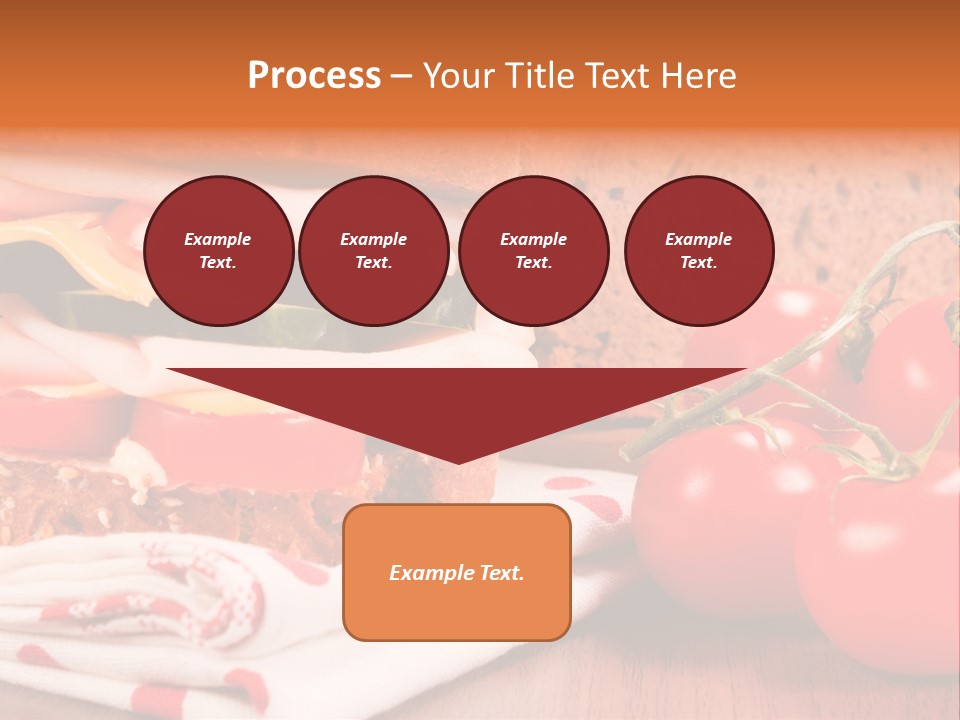 Foods Vegetables Toast PowerPoint Template