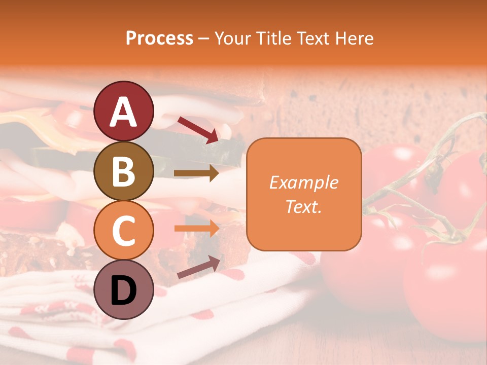 Foods Vegetables Toast PowerPoint Template