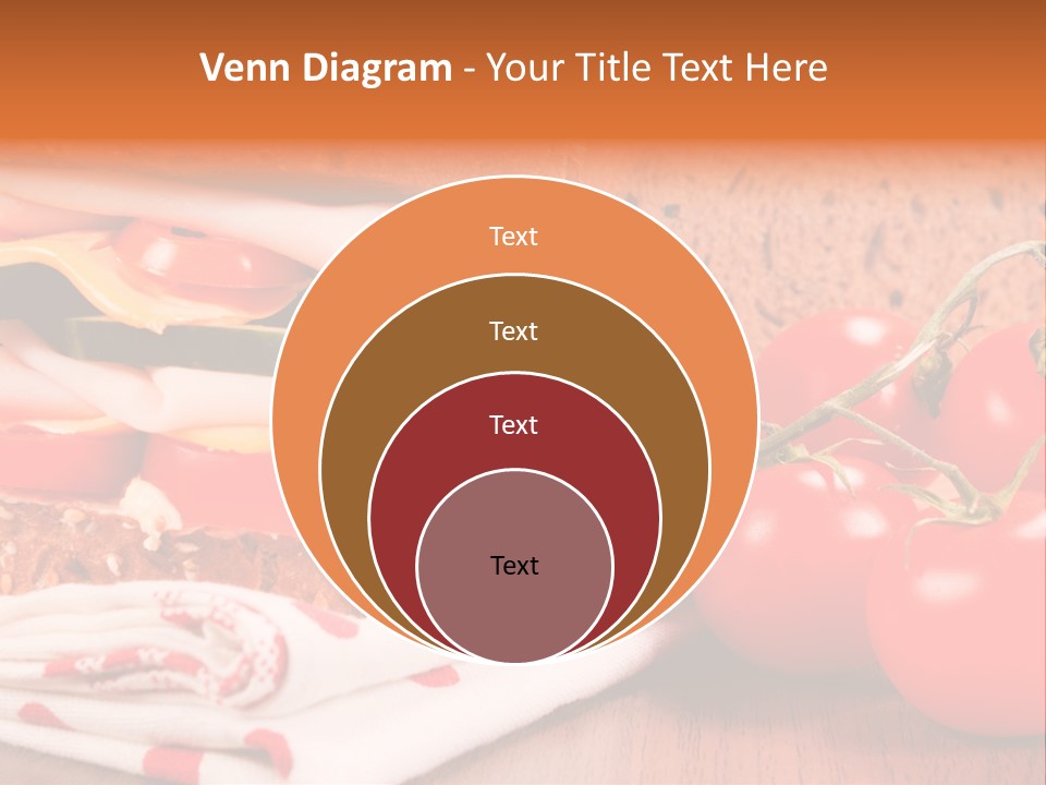 Foods Vegetables Toast PowerPoint Template