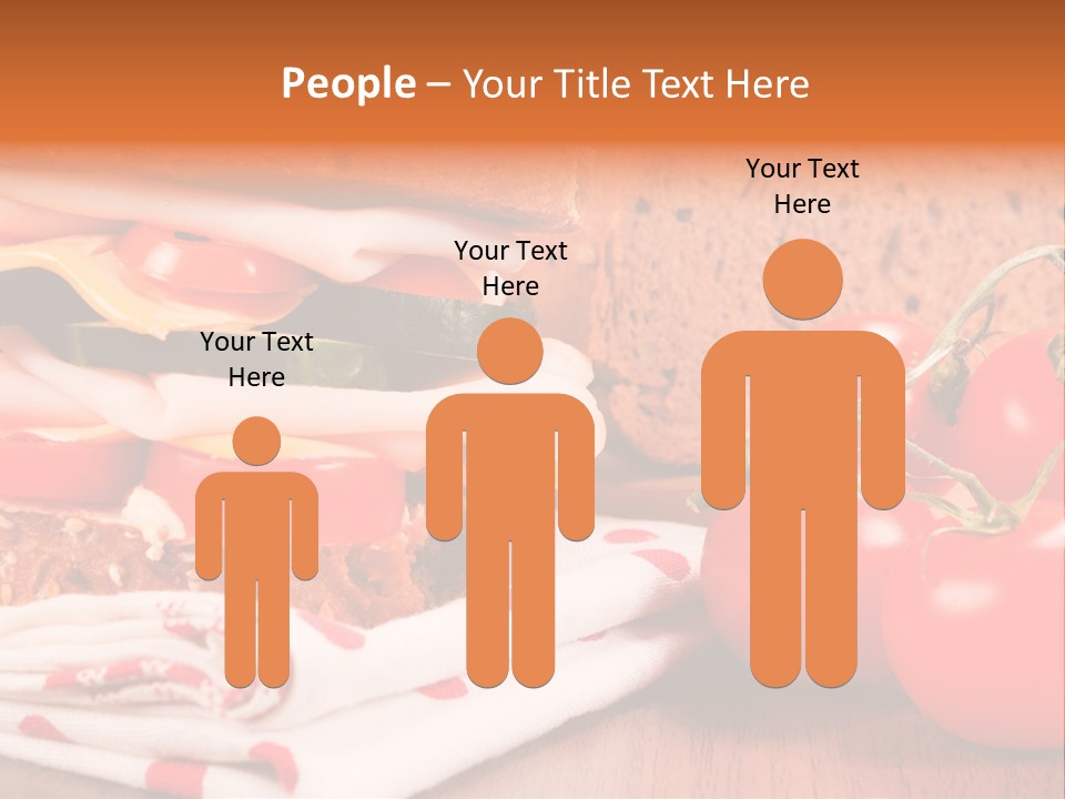 Foods Vegetables Toast PowerPoint Template