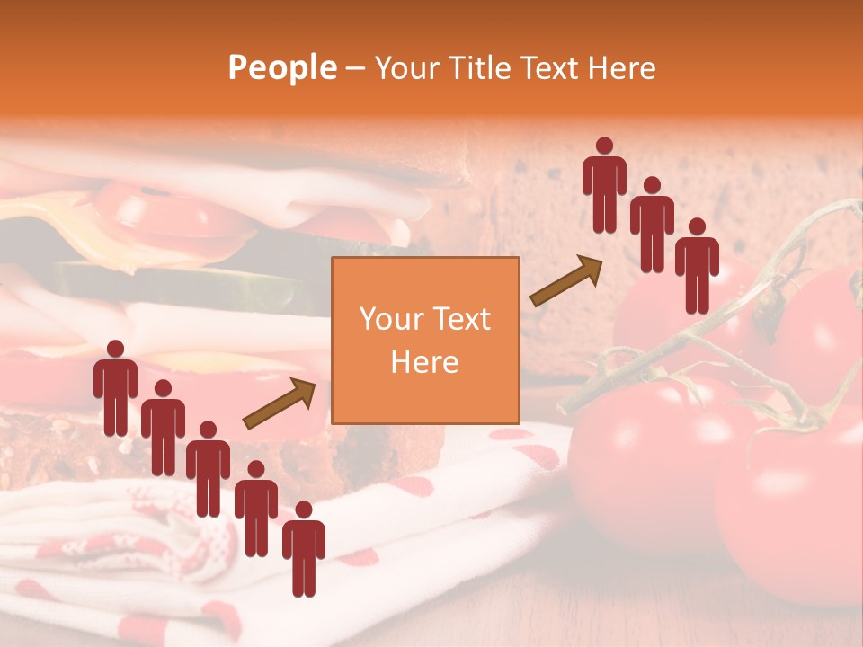 Foods Vegetables Toast PowerPoint Template