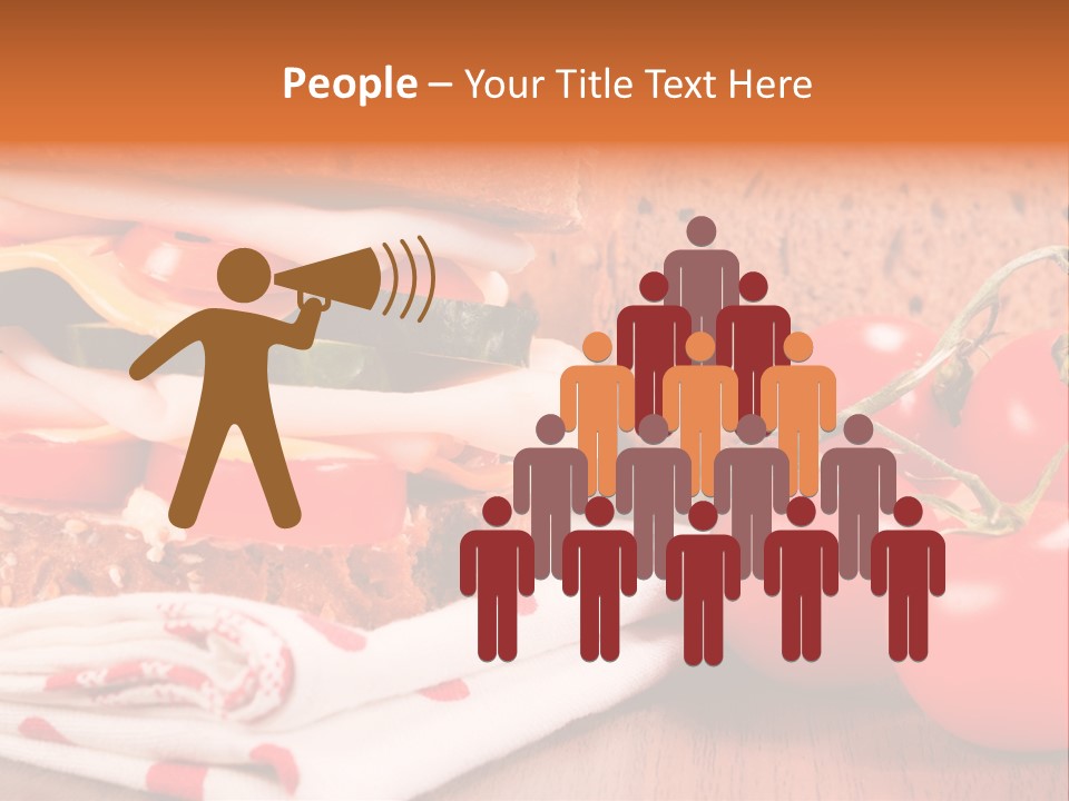 Foods Vegetables Toast PowerPoint Template