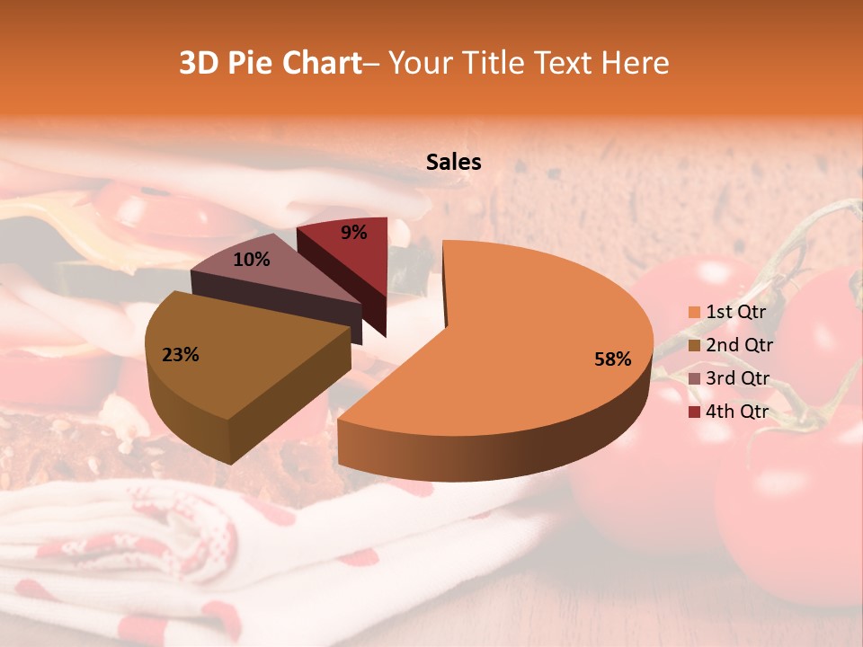 Foods Vegetables Toast PowerPoint Template