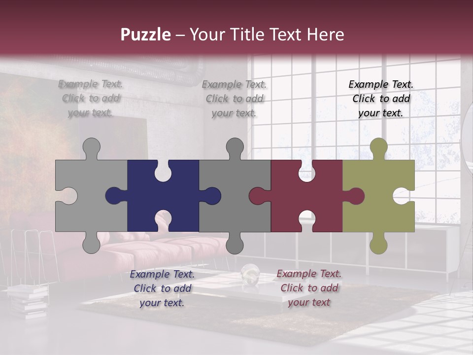 Muro Nuovo Divano PowerPoint Template