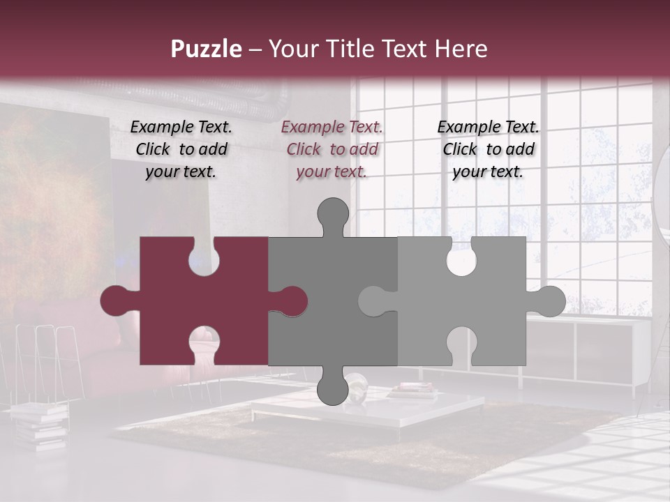 Muro Nuovo Divano PowerPoint Template