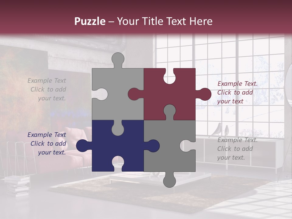 Muro Nuovo Divano PowerPoint Template