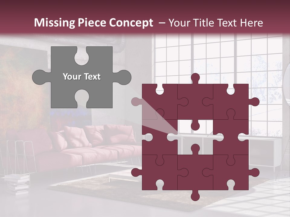 Muro Nuovo Divano PowerPoint Template