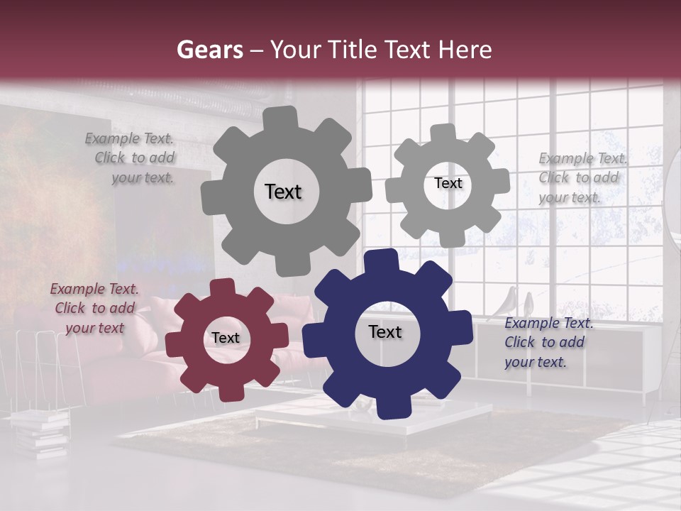 Muro Nuovo Divano PowerPoint Template