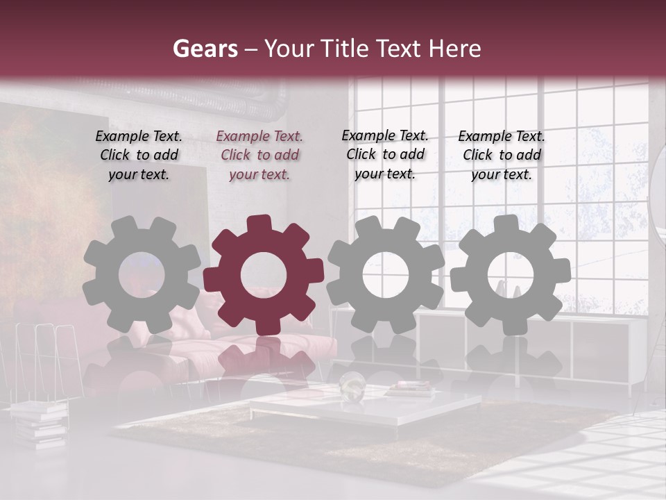 Muro Nuovo Divano PowerPoint Template