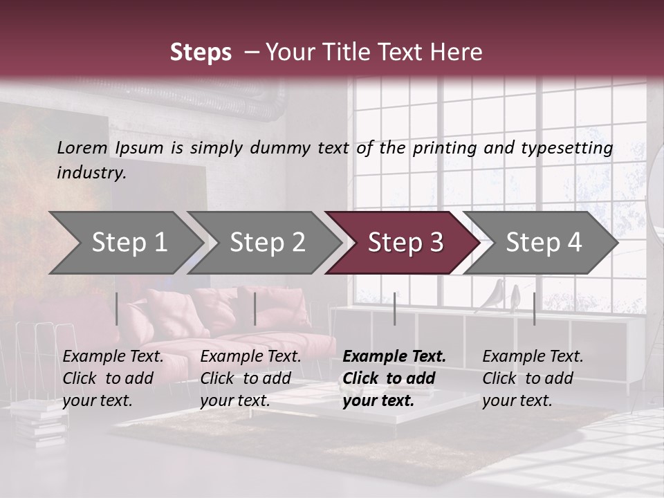 Muro Nuovo Divano PowerPoint Template