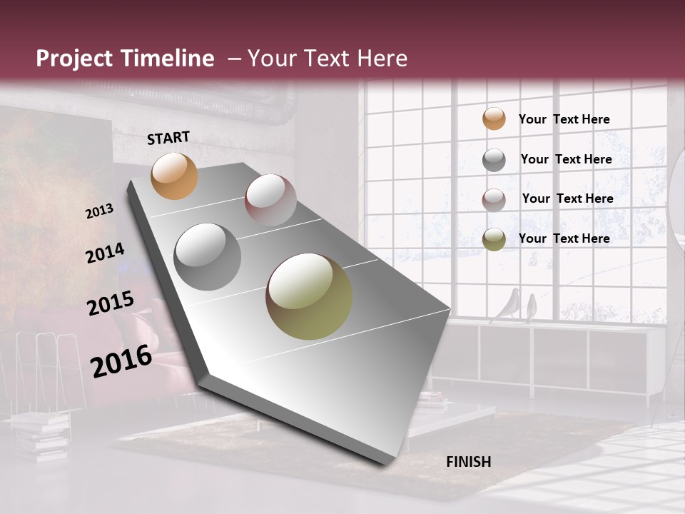 Muro Nuovo Divano PowerPoint Template