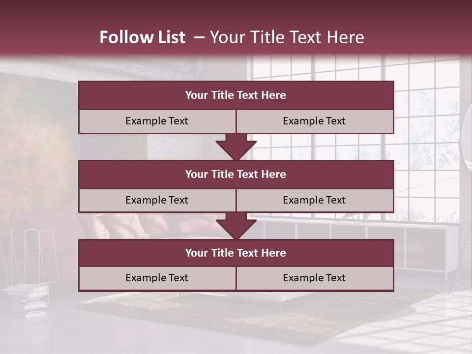 Muro Nuovo Divano PowerPoint Template