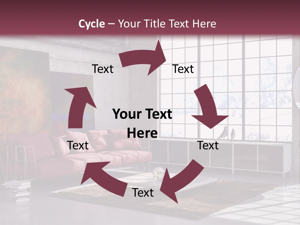 Muro Nuovo Divano PowerPoint Template