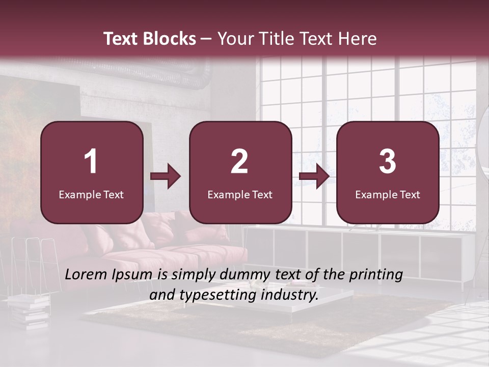 Muro Nuovo Divano PowerPoint Template