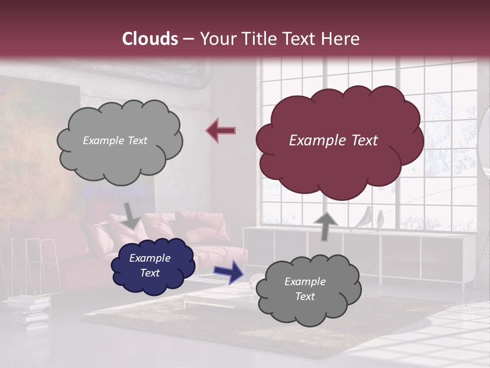 Muro Nuovo Divano PowerPoint Template