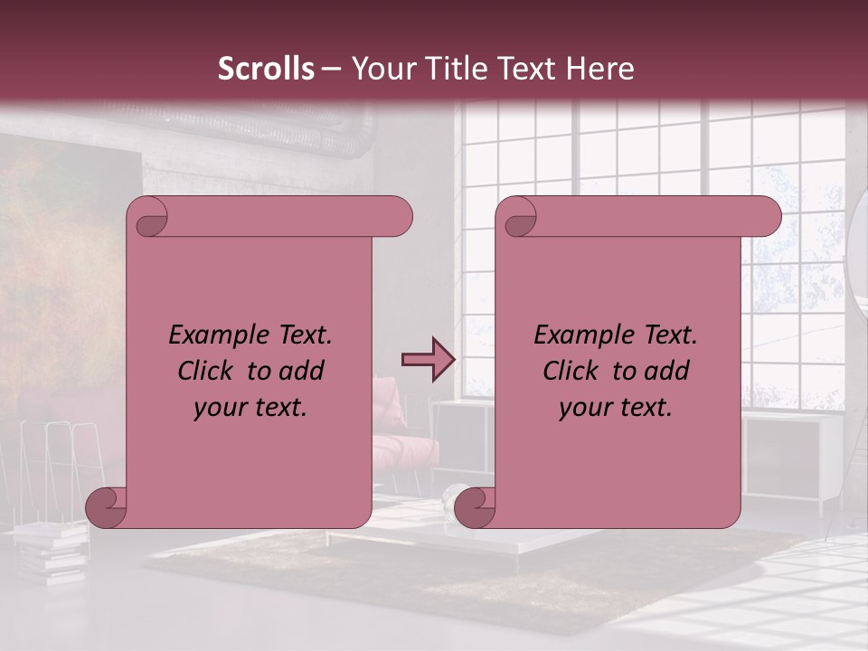 Muro Nuovo Divano PowerPoint Template