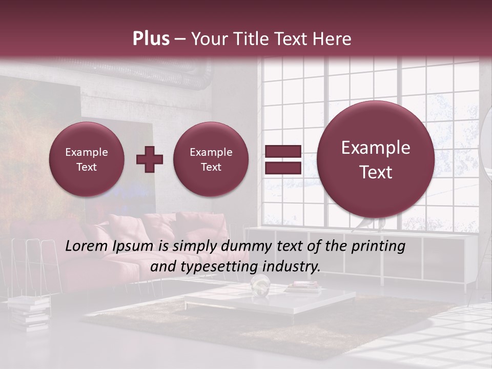 Muro Nuovo Divano PowerPoint Template