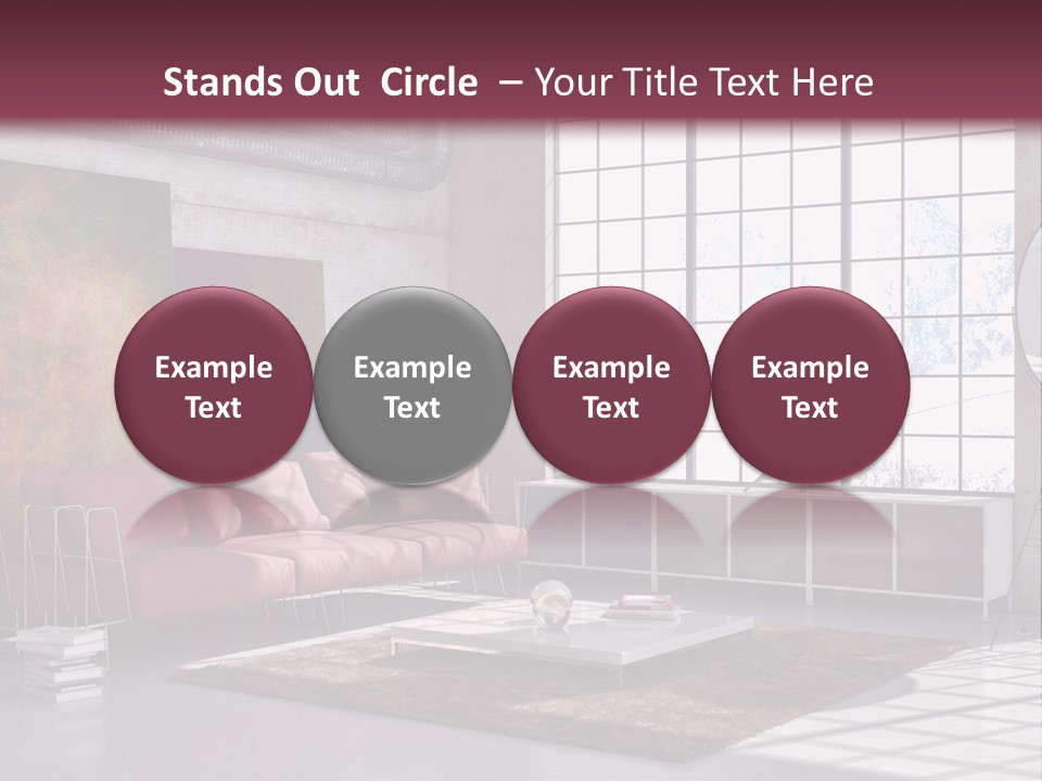 Muro Nuovo Divano PowerPoint Template