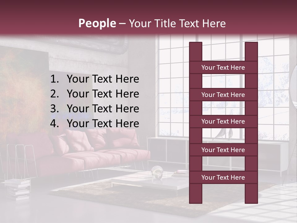 Muro Nuovo Divano PowerPoint Template