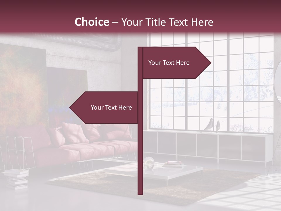 Muro Nuovo Divano PowerPoint Template