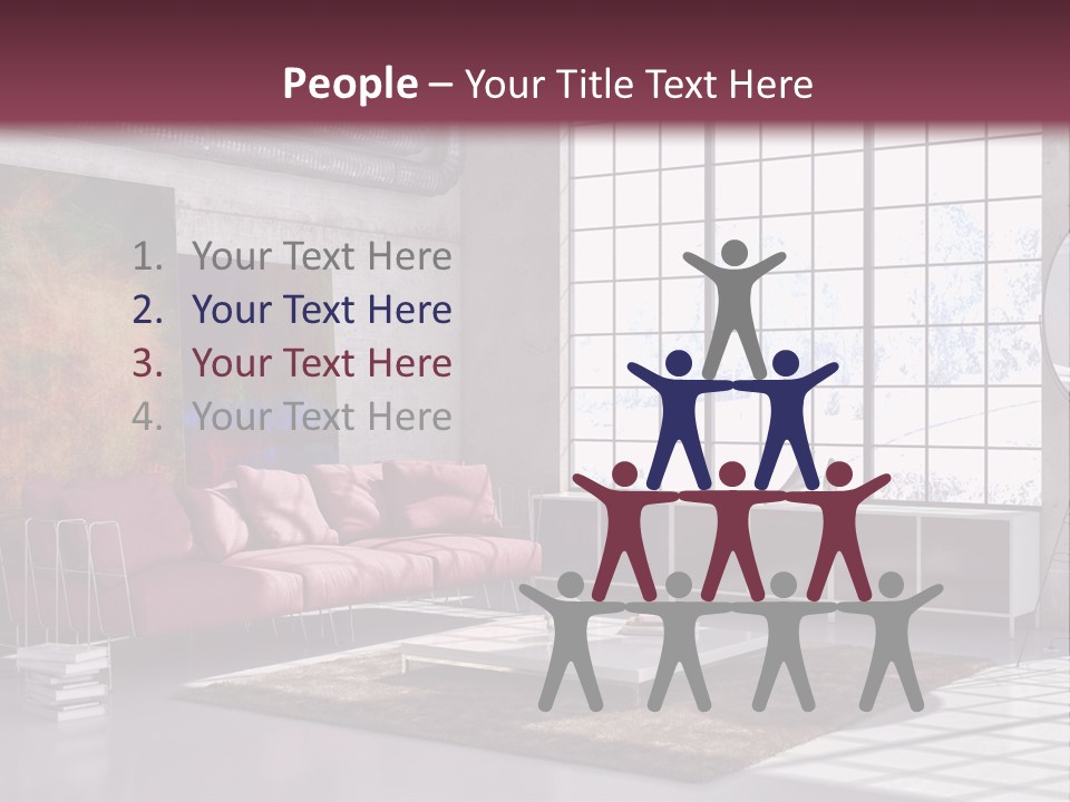 Muro Nuovo Divano PowerPoint Template