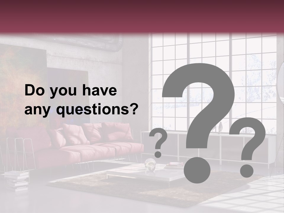 Muro Nuovo Divano PowerPoint Template