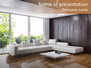 Living Room Luce Luci PowerPoint Template