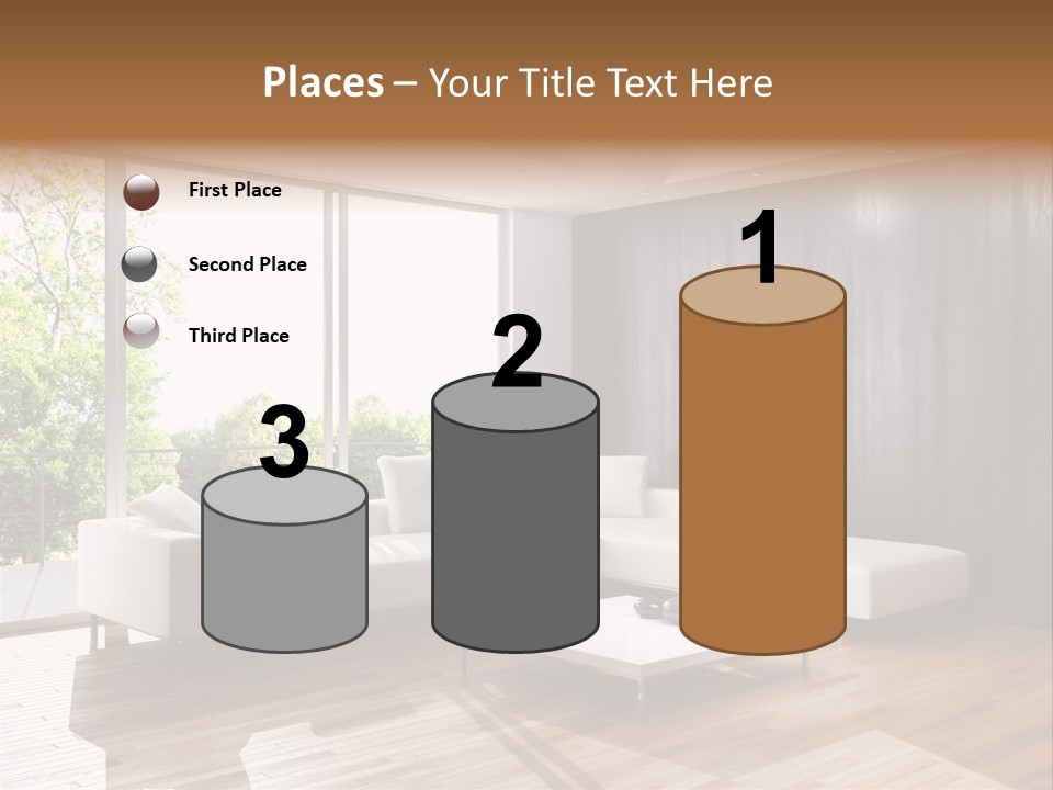 Living Room Luce Luci PowerPoint Template