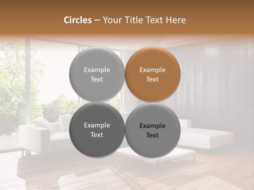 Living Room Luce Luci PowerPoint Template