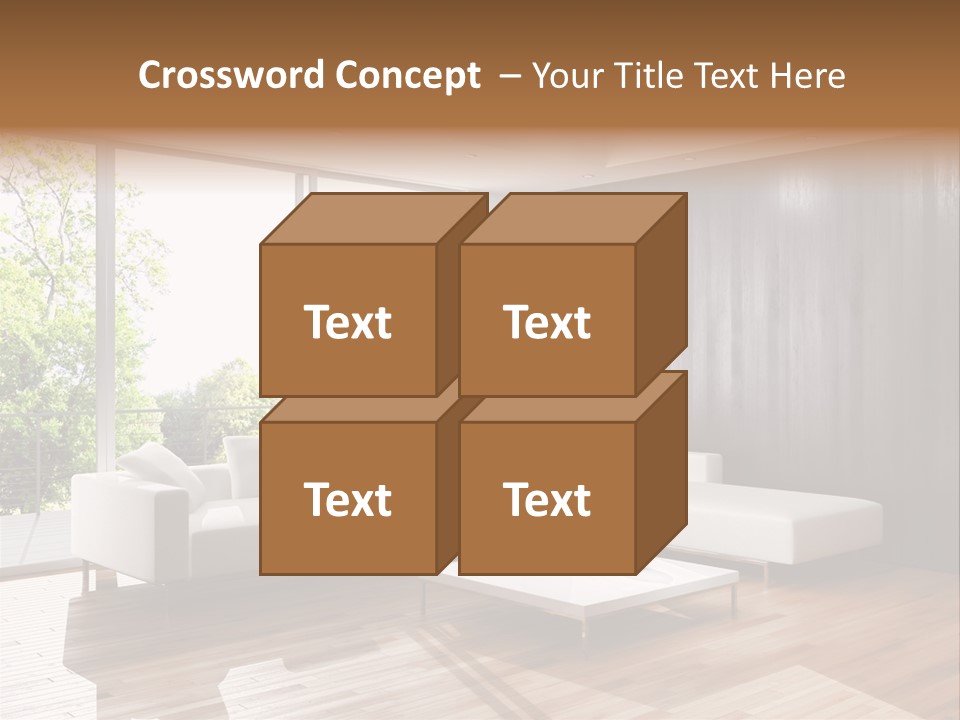 Living Room Luce Luci PowerPoint Template