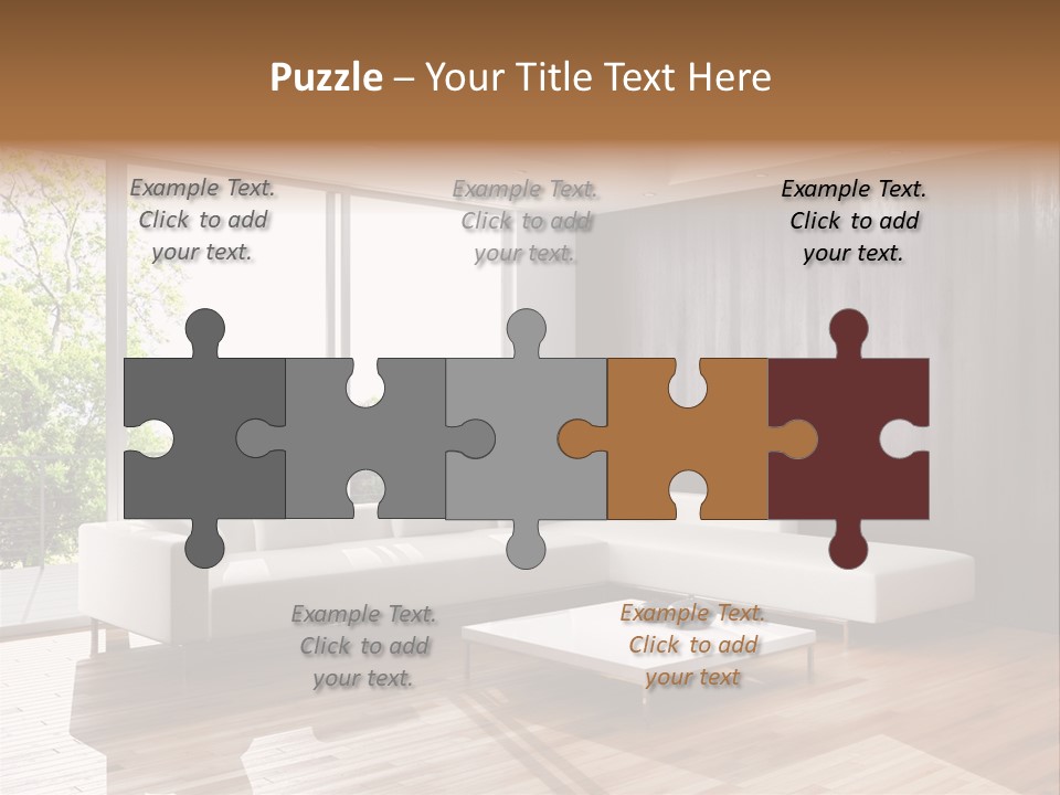 Living Room Luce Luci PowerPoint Template