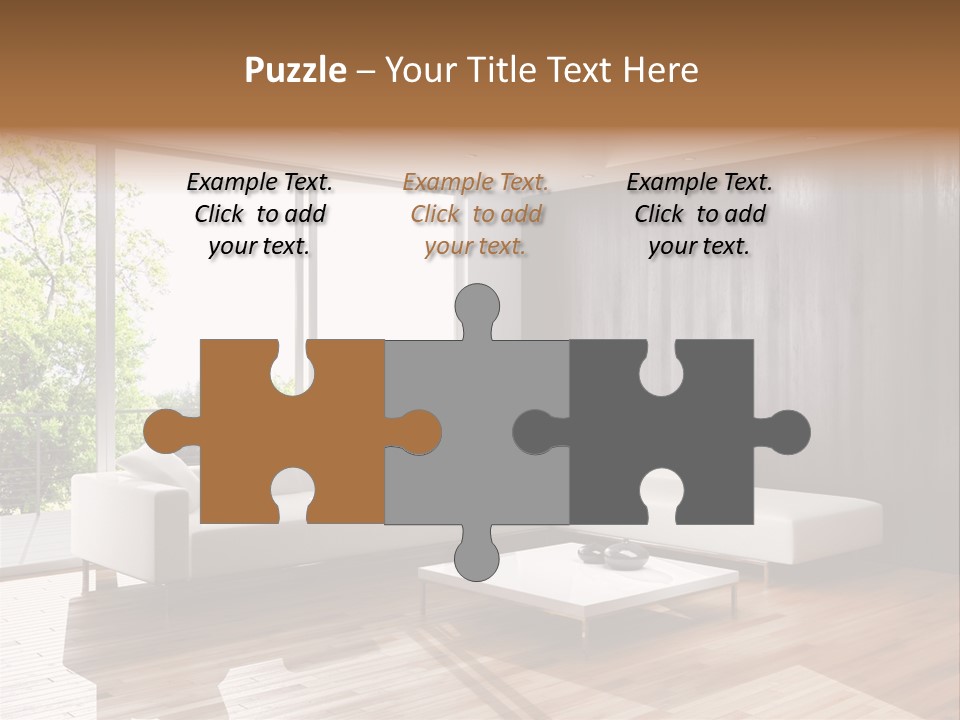 Living Room Luce Luci PowerPoint Template