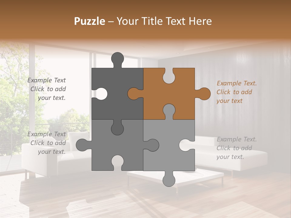 Living Room Luce Luci PowerPoint Template