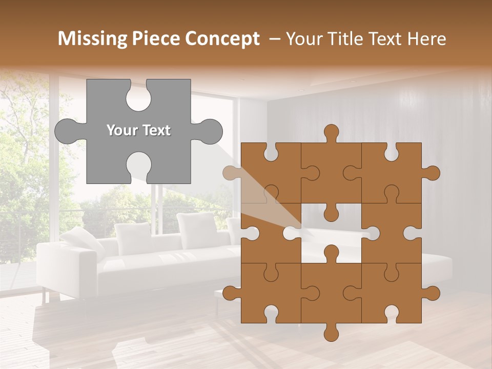 Living Room Luce Luci PowerPoint Template