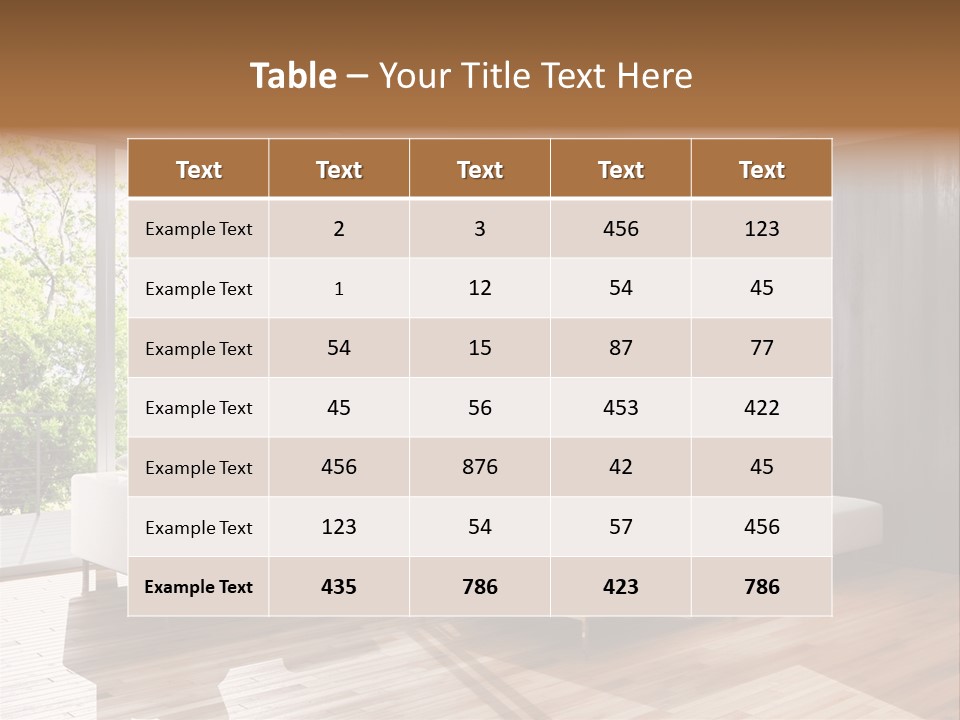 Living Room Luce Luci PowerPoint Template