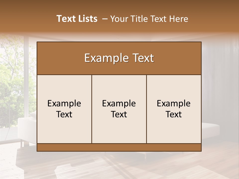 Living Room Luce Luci PowerPoint Template