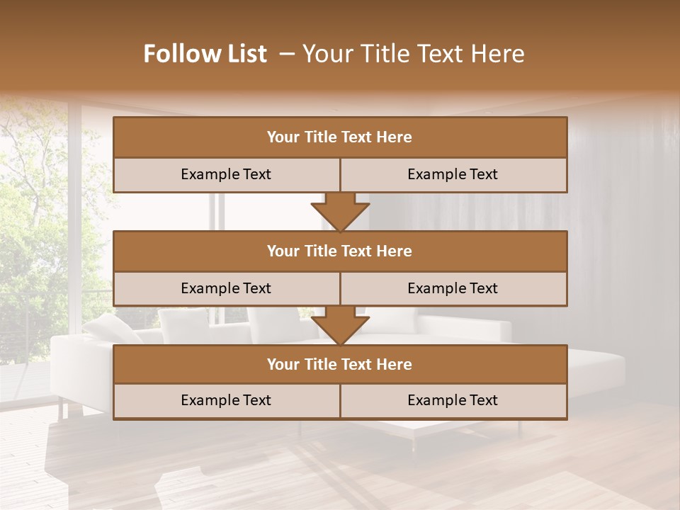 Living Room Luce Luci PowerPoint Template