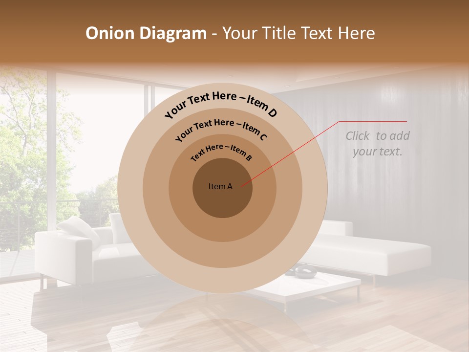 Living Room Luce Luci PowerPoint Template