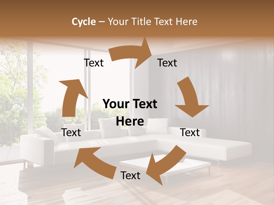 Living Room Luce Luci PowerPoint Template