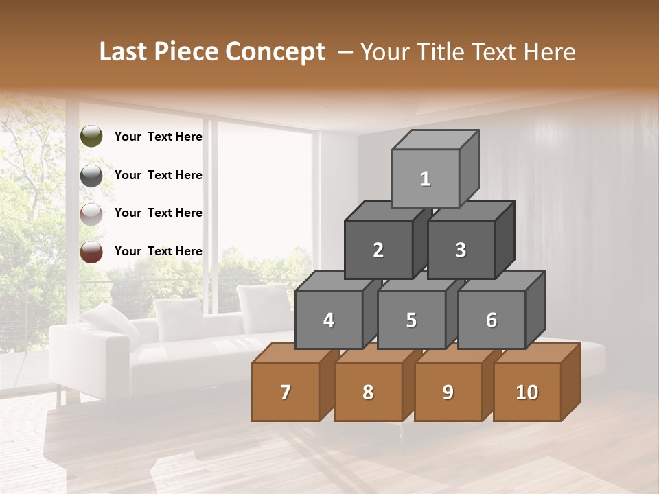 Living Room Luce Luci PowerPoint Template