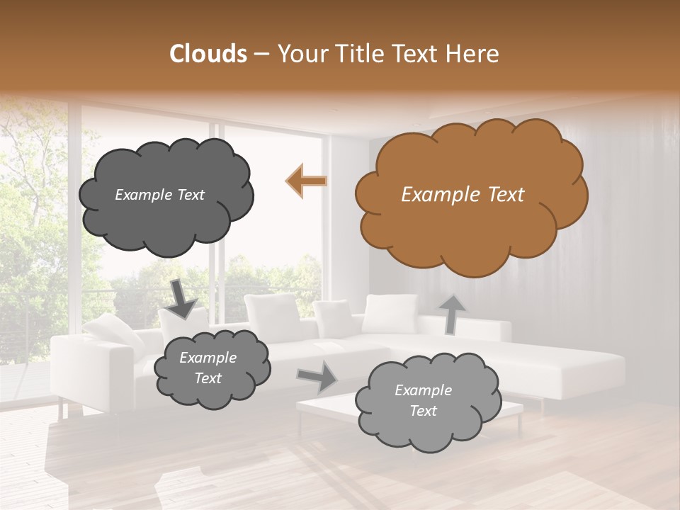 Living Room Luce Luci PowerPoint Template