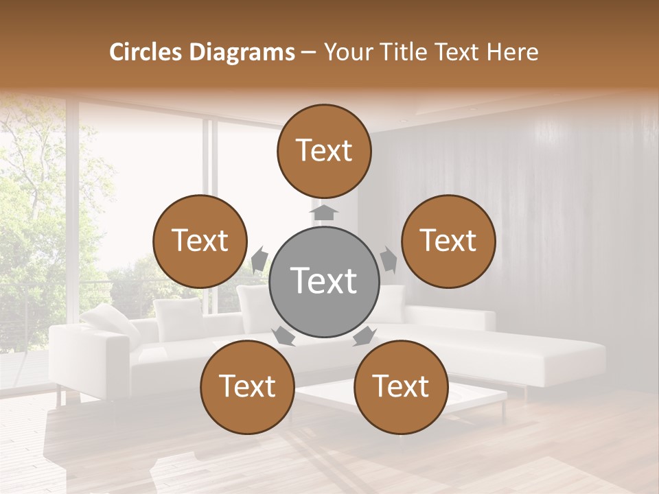 Living Room Luce Luci PowerPoint Template