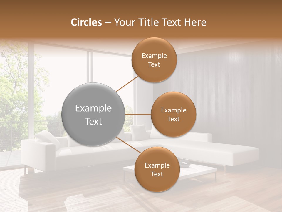 Living Room Luce Luci PowerPoint Template