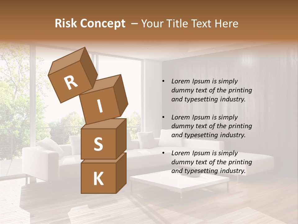 Living Room Luce Luci PowerPoint Template