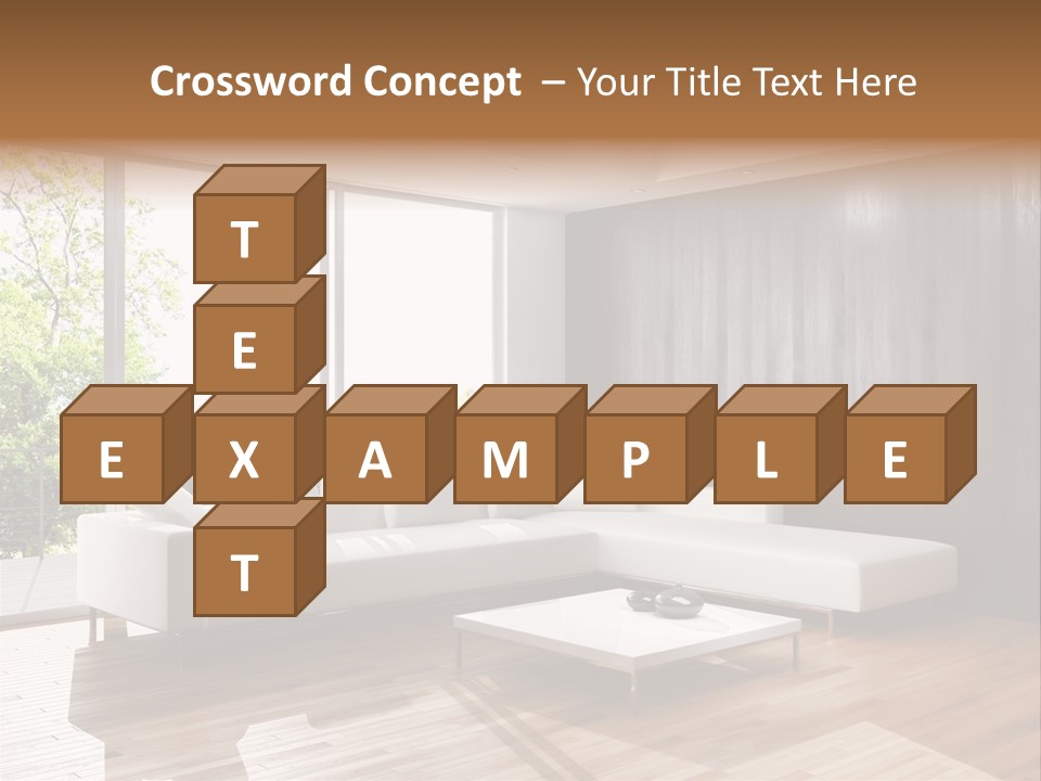 Living Room Luce Luci PowerPoint Template