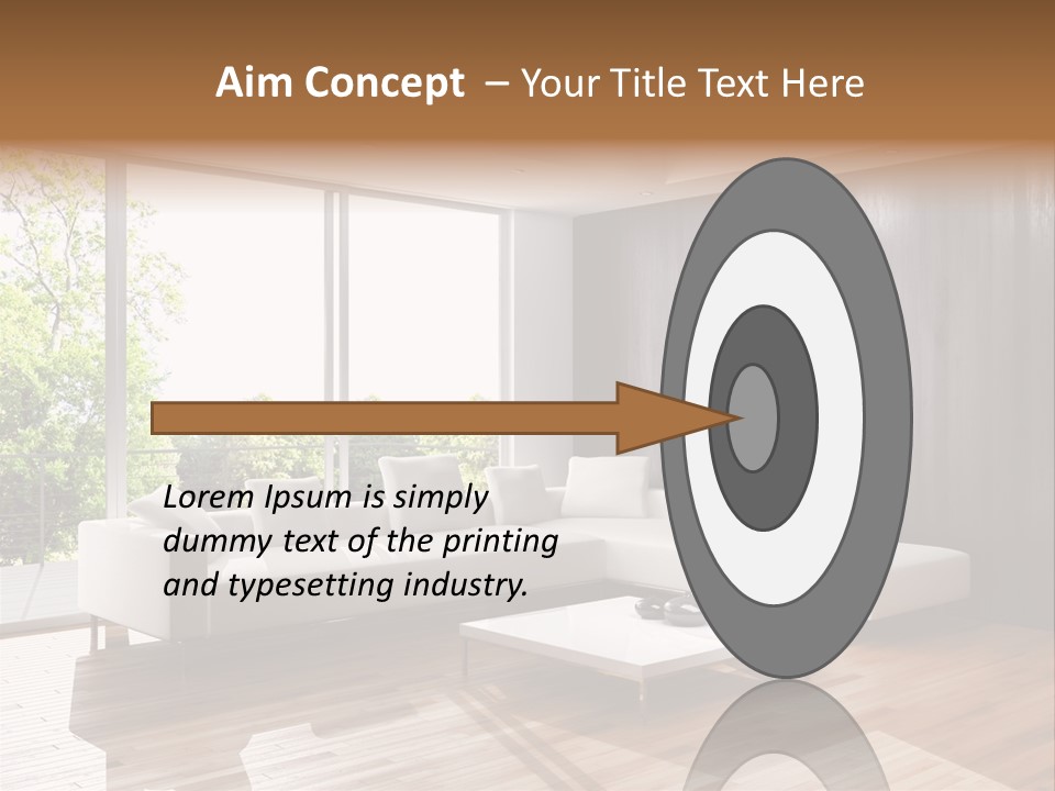 Living Room Luce Luci PowerPoint Template