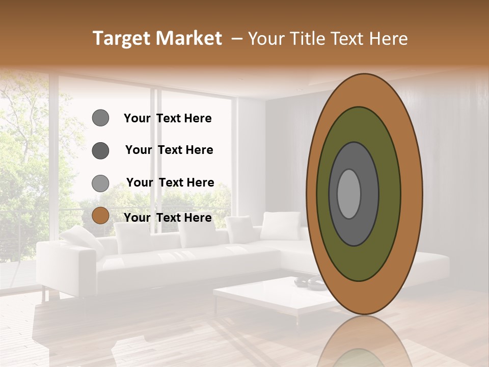 Living Room Luce Luci PowerPoint Template