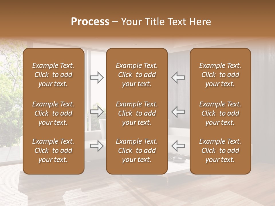 Living Room Luce Luci PowerPoint Template