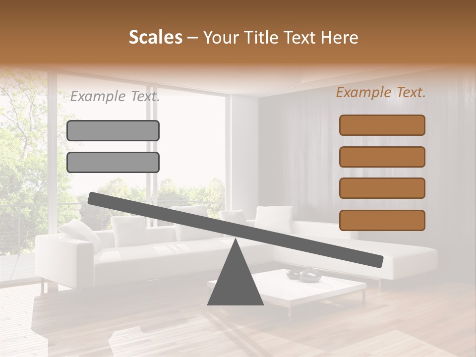 Living Room Luce Luci PowerPoint Template