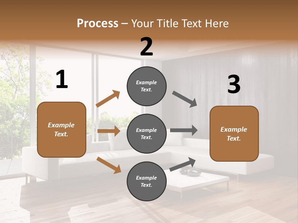 Living Room Luce Luci PowerPoint Template
